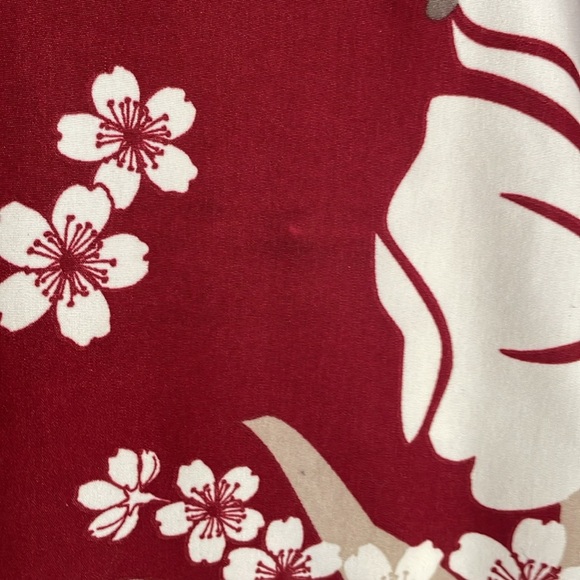 Arnold Palmer Hawaiian Tiki Carribean Beach Travel Vacation Shirt Tropical Red - Picture 8 of 8